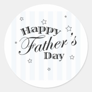 Happy Father's Day! Classic Round Sticker