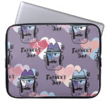 Happy Father&#39;s day. Collection unique greeting car Laptop Sleeve
