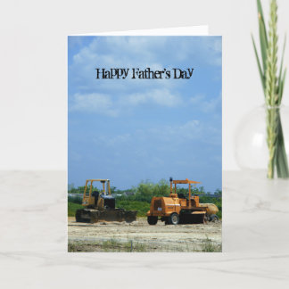 Happy Father's Day - Construction Card