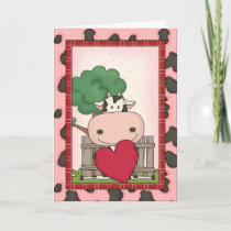 Happy Father's Day - Cow Card