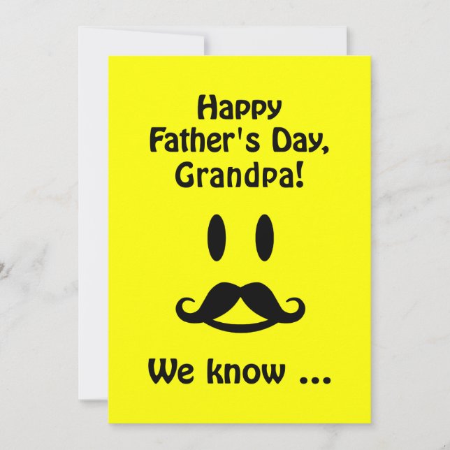 Happy Father's Day custom card for anyone (Front)