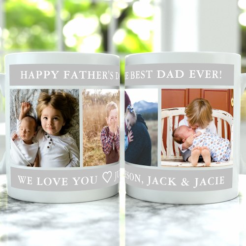 Happy Fathers Day Custom Coffee Mug