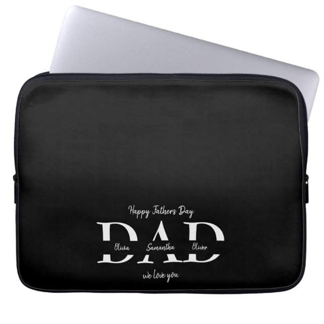 Happy Father's Day Custom Electronics Bag (Front)
