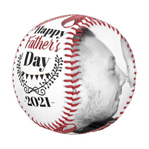 Happy Fathers Day Custom Family Photos Baseball