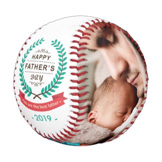 Happy Father's Day Custom Family Photos Baseball