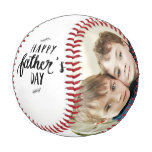 Happy Father's Day Custom Family Photos Baseball Happy Father's Day Custom Family Photos Baseball
