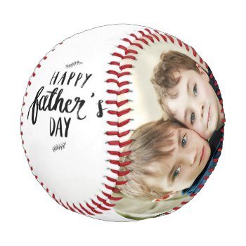 Happy Father's Day Custom Family Photos Baseball