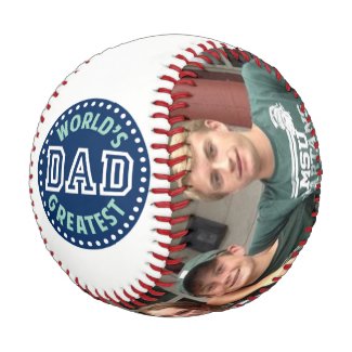 Happy Father's Day Custom Family Photos Baseball