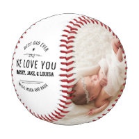 Happy Father's Day Custom Photo Baseball