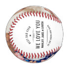 Happy Father's Day Custom Photo Baseball