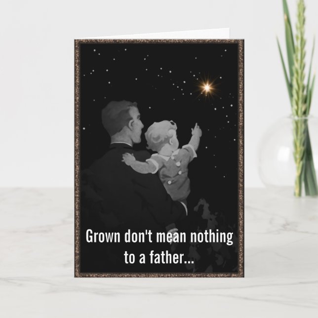 Happy Father's Day  Customizable Card (Front)