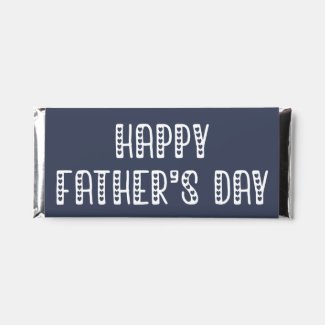 Happy Father's Day! Cute Typography Hershey Bar Favors