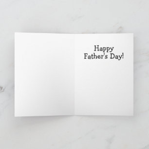 Happy Father's Day Dachshund Surfer with puppy Card