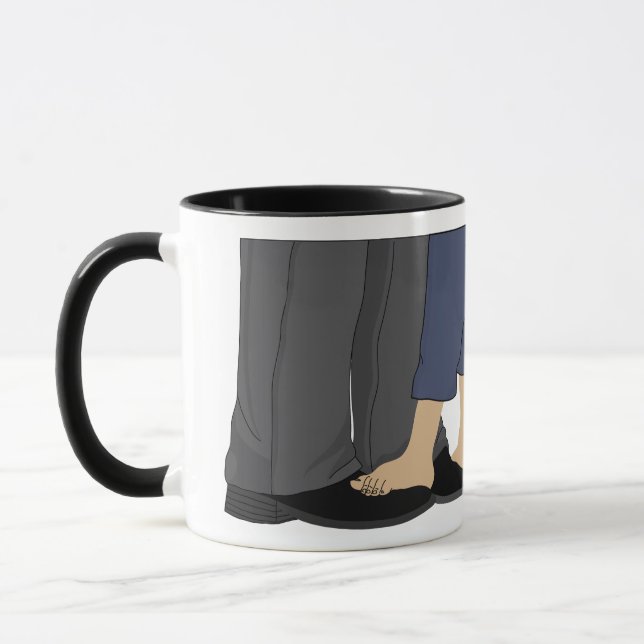Happy Father's Day Dad classic white coffee mug (Left)