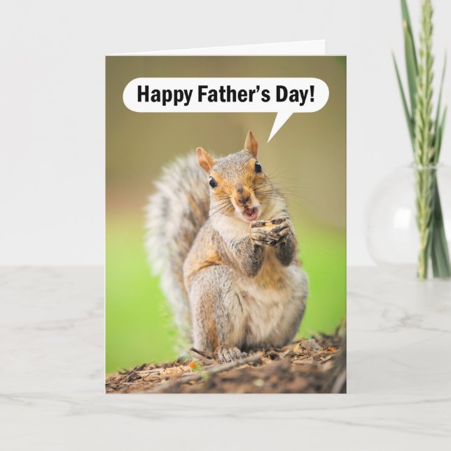 Happy Father's Day Dad Cute Cat in Bow Tie Humor  Holiday Card (Front)