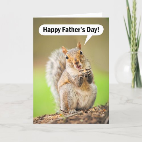 Happy Fathers Day Dad Cute Cat in Bow Tie Humor  Holiday Card