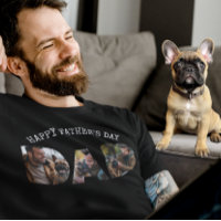 Happy Father's Day Dad From Dog Photo Template