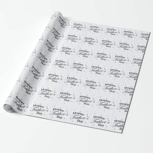 Happy Father's Day Dad Gift Idea Wrapping Paper | Zazzle