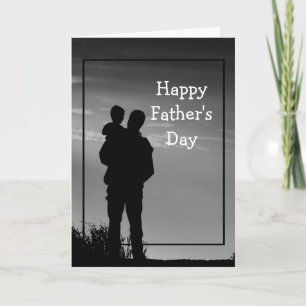 Happy Father's Day Dad I look up to You Card