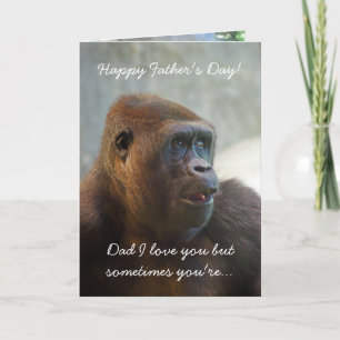 Happy Father's Day!, Dad I love you b... Card