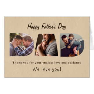 Happy Father's Day DAD photo card