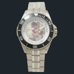 Happy Father's Day Daddy Custom Photo Gift Wrist Watch<br><div class="desc">Custom made wrist watches personalized with your special photo and custom text to make a one of a kind Father's Day gift. Use the design tools to customize the Happy Father's Day message or add more photos to create your own unique Father's Day gifts for dad and grandpa!</div>
