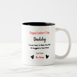 Happy Father's Day Daddy Love From The Bump Mug