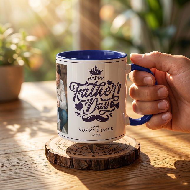 Happy Father's Day | Daddy Photo Coffee Mug (Creator Uploaded)