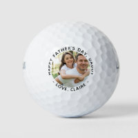Happy Father's Day Daddy Photo Golf Balls