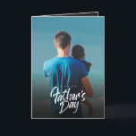Happy Father's Day Elegant Custom Photo , Dad love Card<br><div class="desc">custom The perfect Father's Day Card, gift your father personalized with yours photos and text, Edit the text, and customize the fonts and colors to create your own unique Father's Day cards for dad and grandpa, This modern minimalist design features a photo collage layout Instagram photos and handwritten style script...</div>