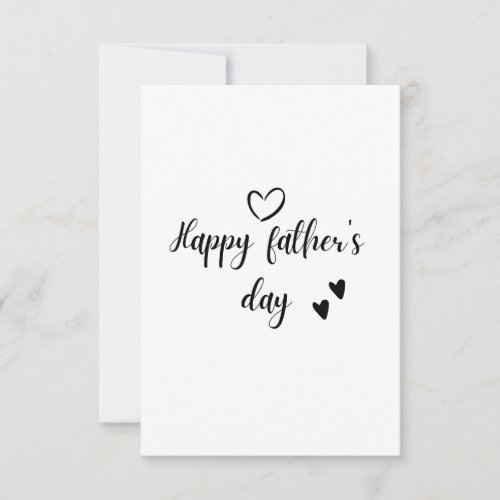 Happy Fathers day elegant design Card