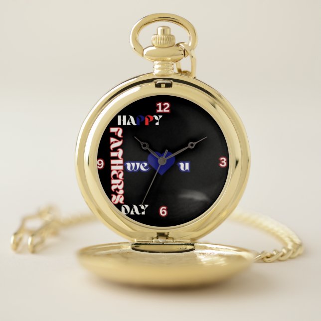 Happy Father's Day F-Formation e-Watch Pocket Watch (Inside)