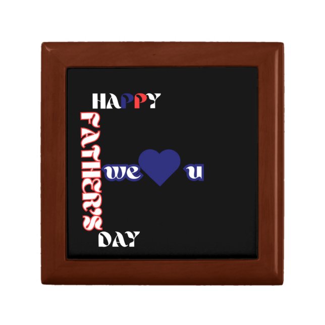 Happy Father's Day F-Formation Keepsake Box (Front)