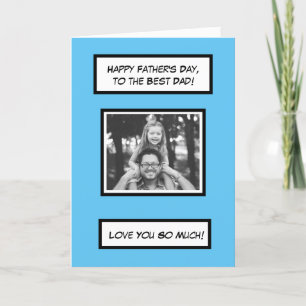 Happy Father's Day, Family Photo Card