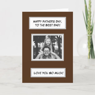 Happy Father's Day, Family Photo  Card