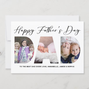 Happy Father's Day   Father's Day Photo Holiday Card