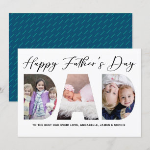 Happy Father's Day Father's Day Photo Holiday Card