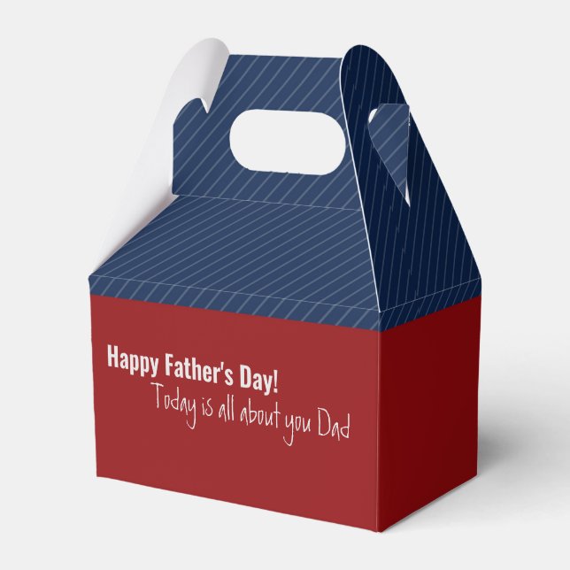 Happy Father's Day Favor Box (Front Side)