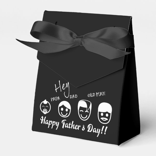Happy father's day!!! favor boxes (Front Side)