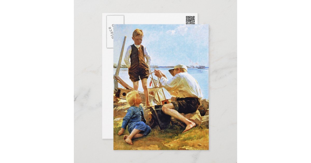 Happy Father's Day. Fine Art Postcards
