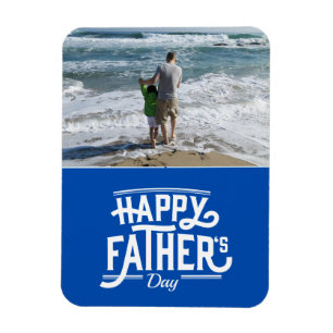 Happy Father's Day Flexible Photo Magnet