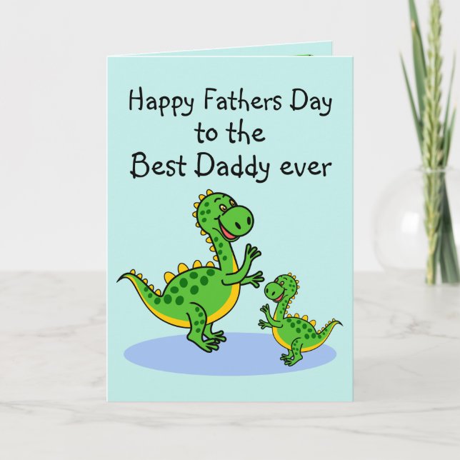 Happy Fathers Day Folded Greeting Card (Front)