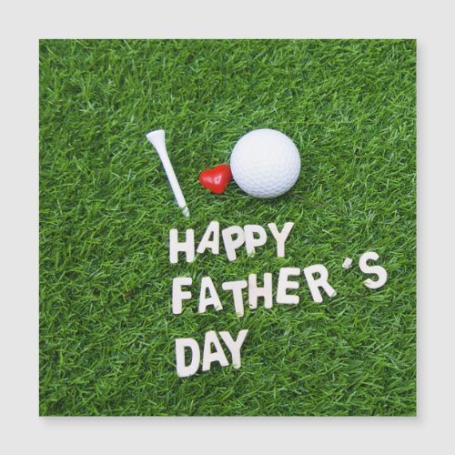 Happy Fathers Day for Golfer with golf ball