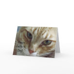 Happy Father's Day from Cat Card Happy Father's Day from Cat Card