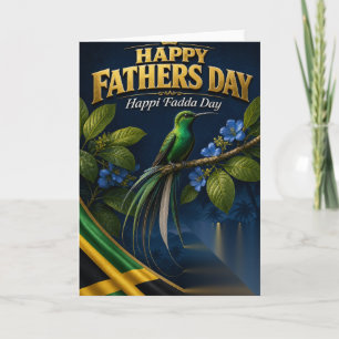 Happy Fathers Day From Jamaica, Show Daddy love.  Card