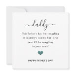happy father's day from the bump heart glitter card happy father's day from the bump heart glitter card