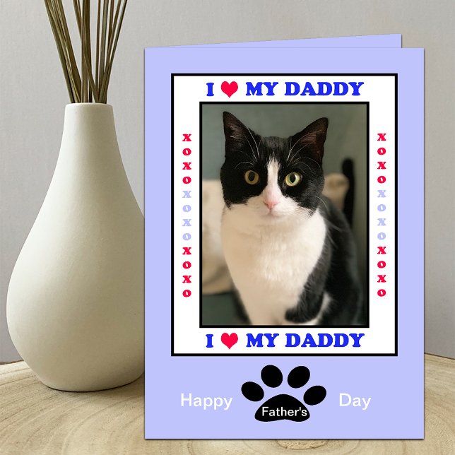 Happy Father's Day from the Cat -- Your Photo Card (Creator Uploaded)