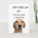 Happy Father's Day From the Dog Cute Funny Card