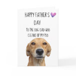 Happy Father's Day From the Dog Cute Funny Card Happy Father's Day From the Dog Cute Funny Card