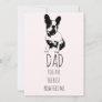 Happy Fathers Day From The Dog Holiday Card